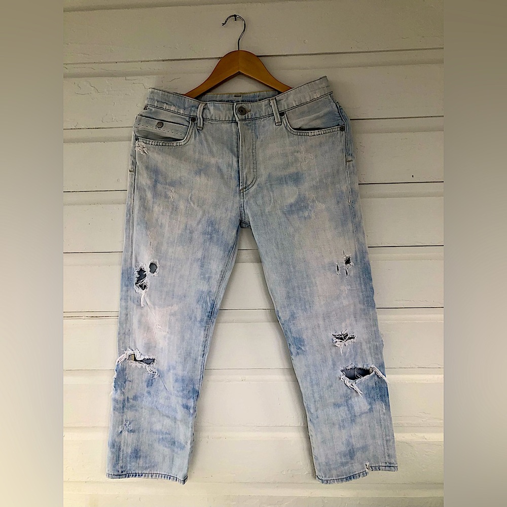 Citizens of Humanity by Jerome Dahan Acid-Wash Distressed Jeans Size 26